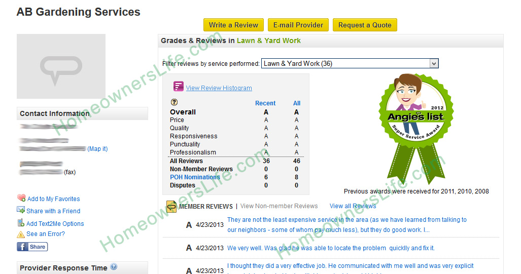 You can find actual reviews from people who have used services you are interested in.